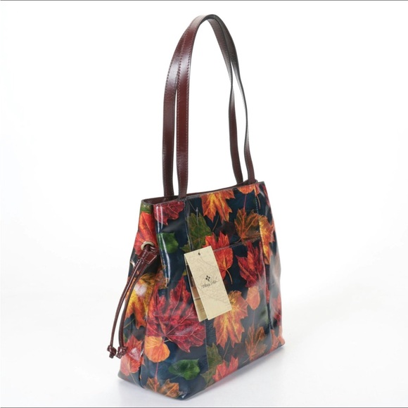 NWT Patricia Nash Autumn Leaf Tote - Brown and Multicolor - Picture 2 of 6